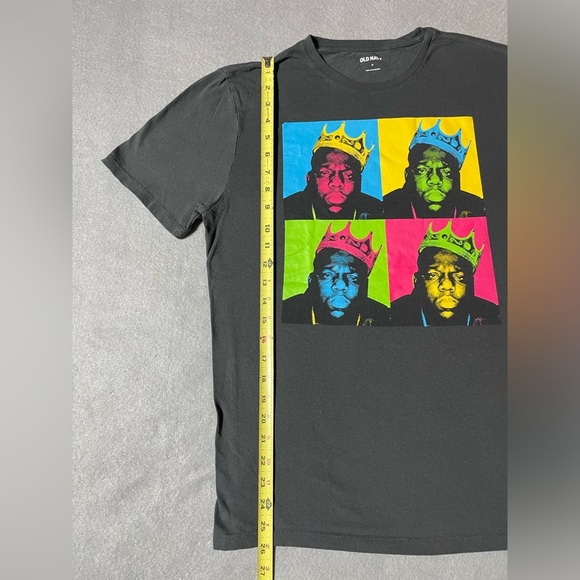 Old Navy Notorious B.I.G. Men’s T-shirt Size Medium Hip Hop 90s - Picture 4 of 6